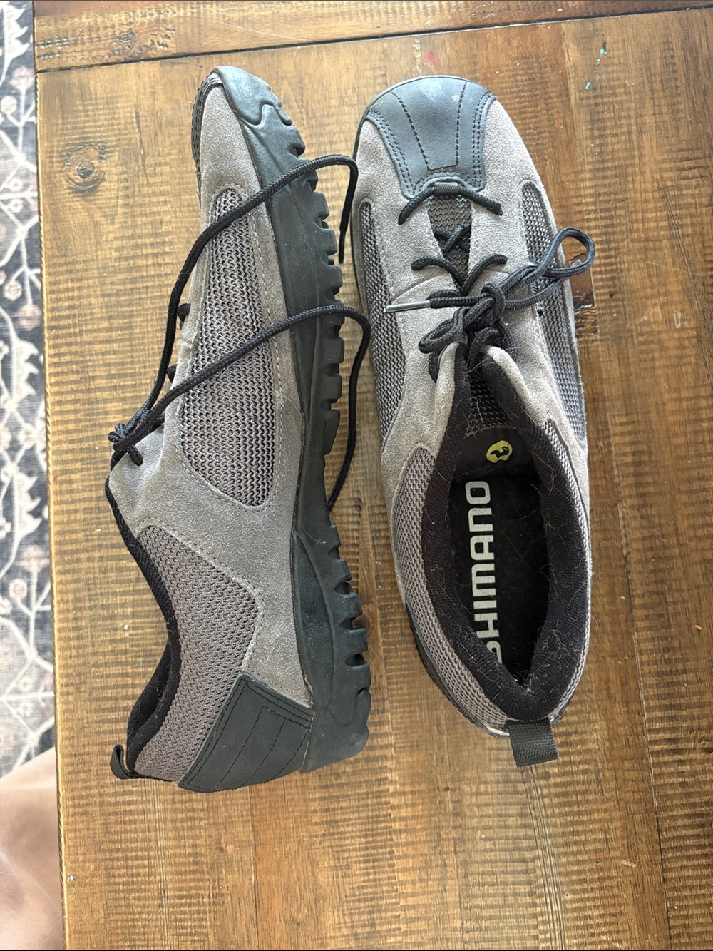 Shimano Men’s size 13 clip in Bike shoes